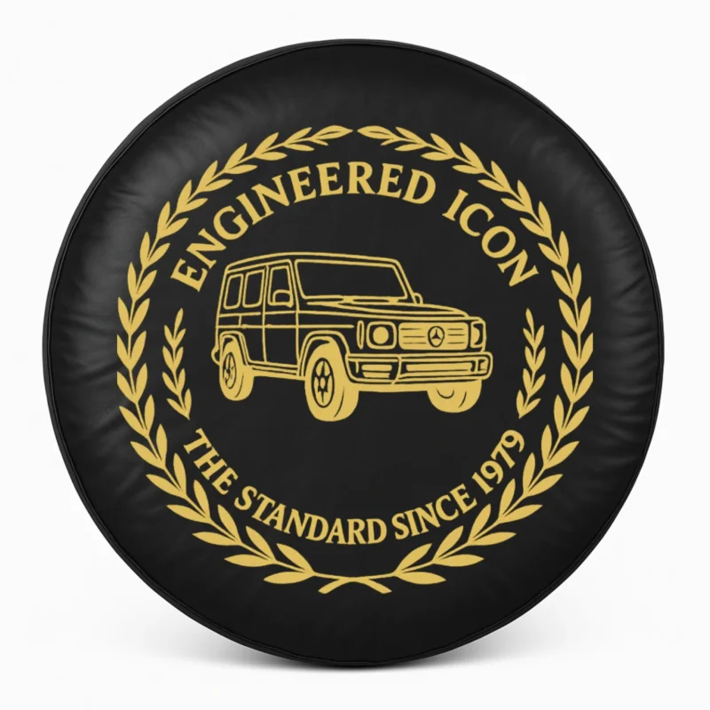 G Wagon Reserveradabdeckung Vorderansicht - Enginnered Icon Sale