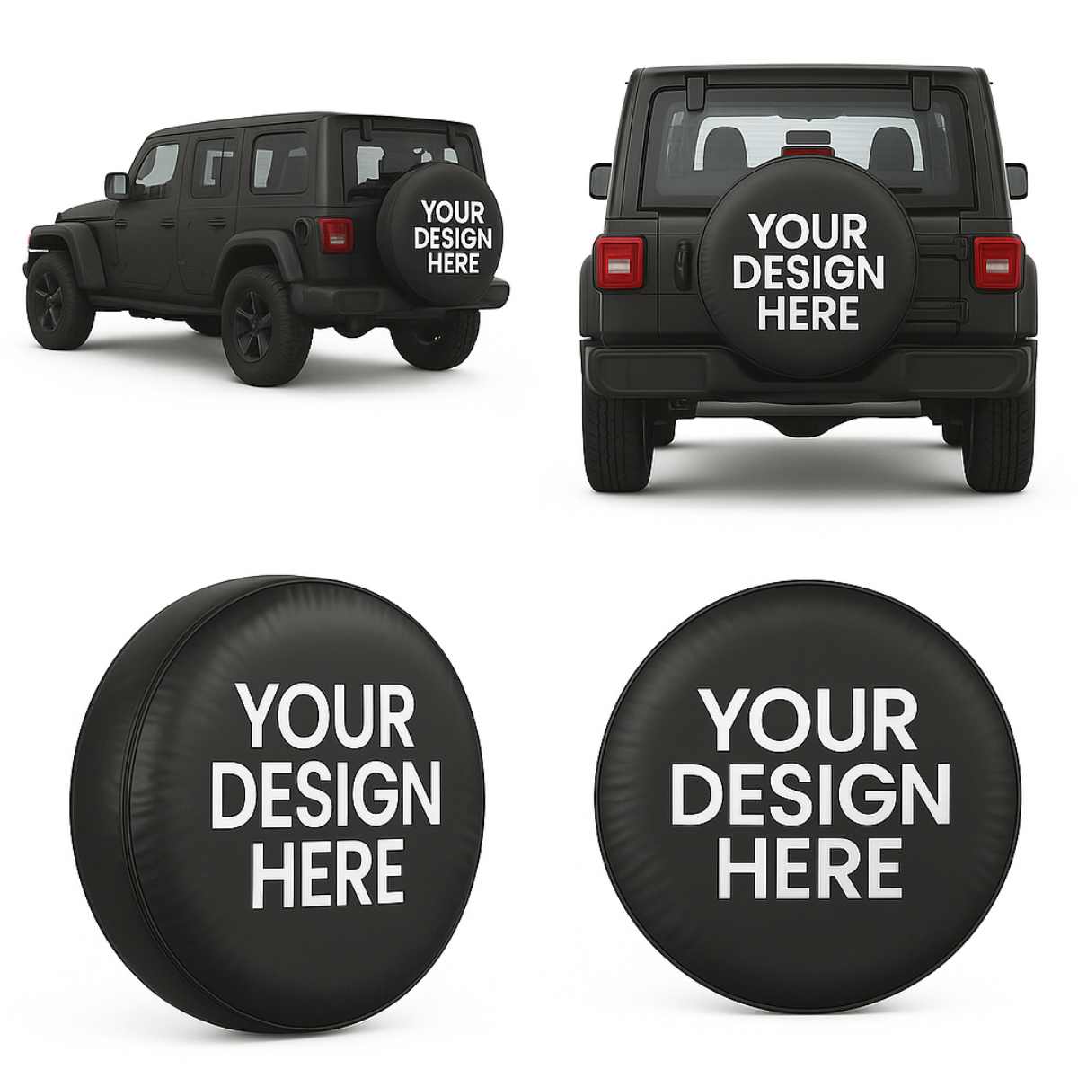 Design personalizzato per copriruota di scorta