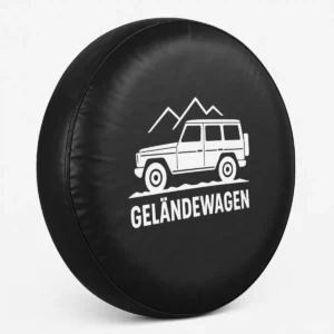 Copriruota di scorta G Wagon - Gelandewagen con design visibile sul lato della copertura.