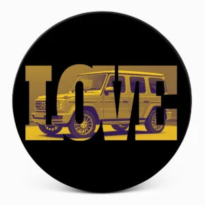 Copri ruota di scorta "Love" - anteriore