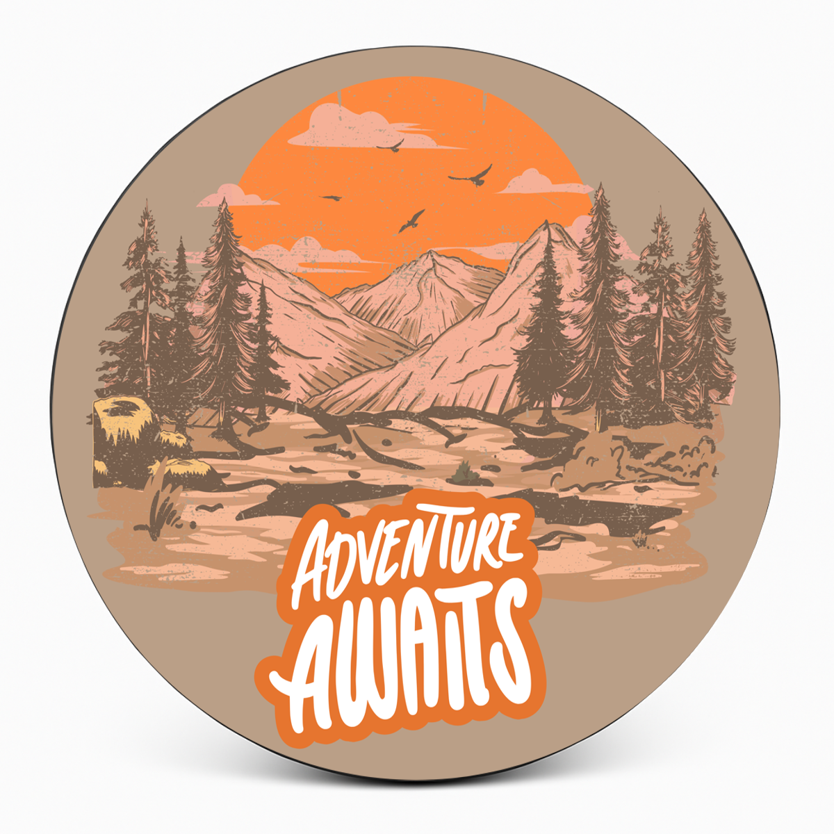 Copri ruota di scorta "L’avventura ti aspetta"