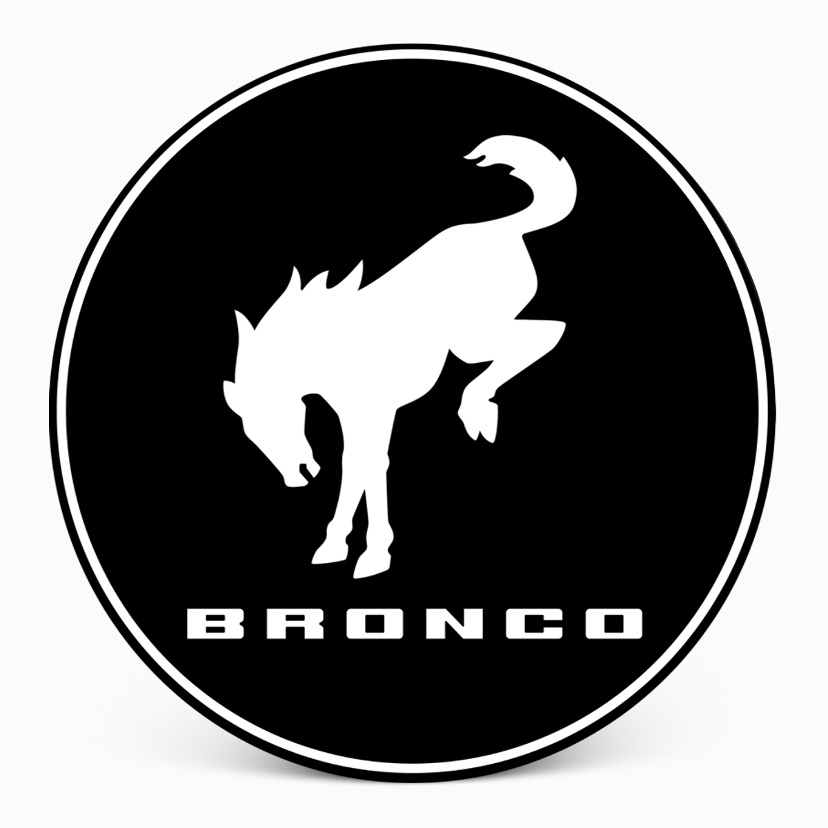 Copri ruota di scorta "Logo Bronco"