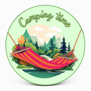 Copri ruota di scorta "Camping Time"