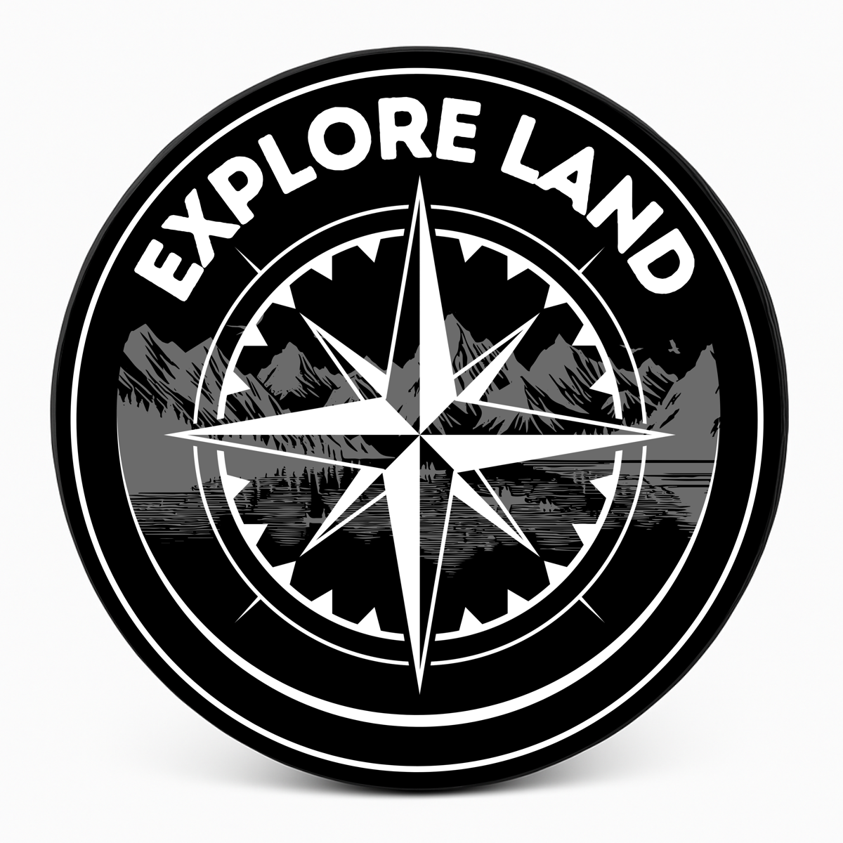 Copri ruota di scorta "Explore Land"