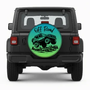 Copriruota di scorta "Off Road" - anteriore sul veicolo