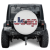 Jeep bandiera americana – Copriruota di Scorta