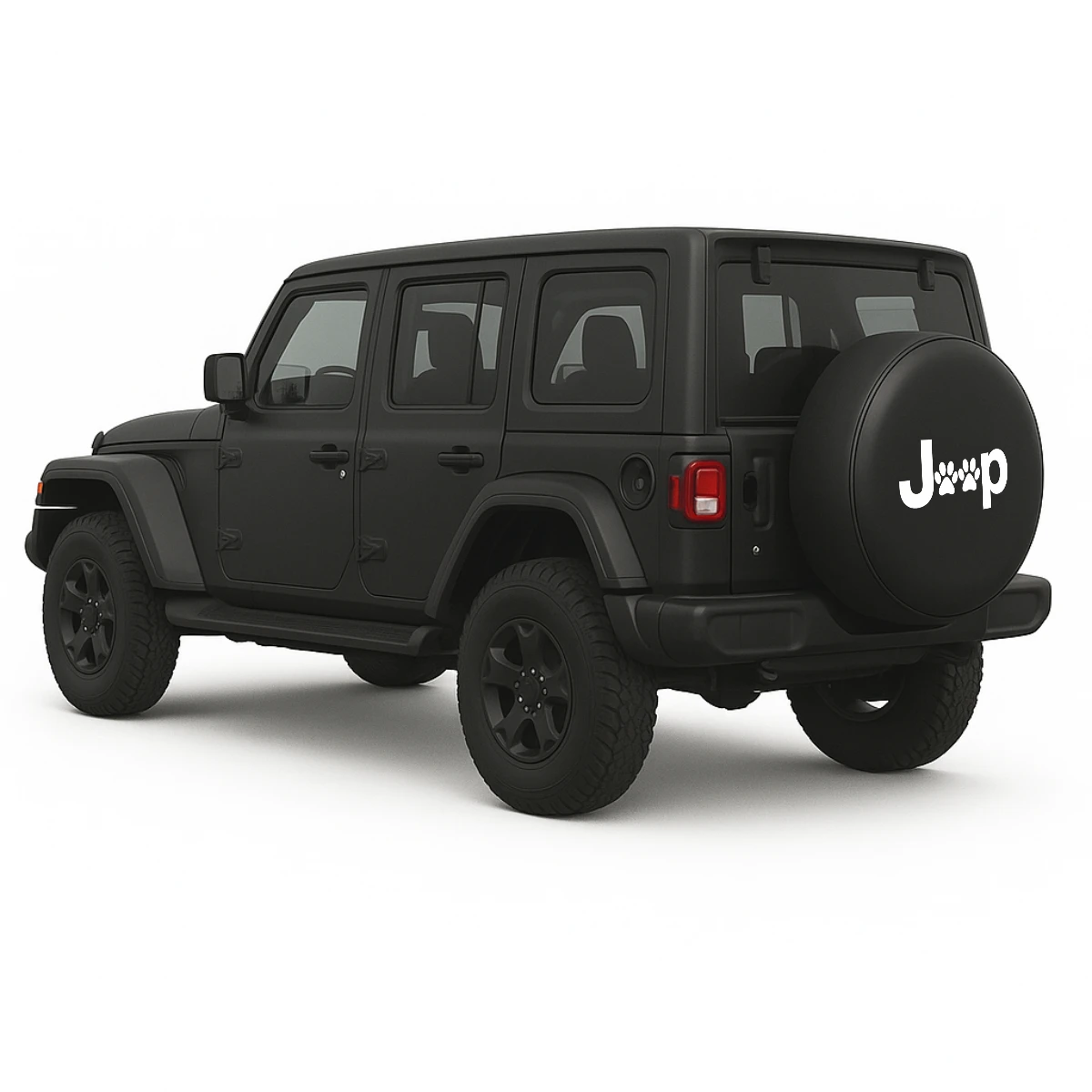 Jeep Reservewielhoes – Pootafdruk