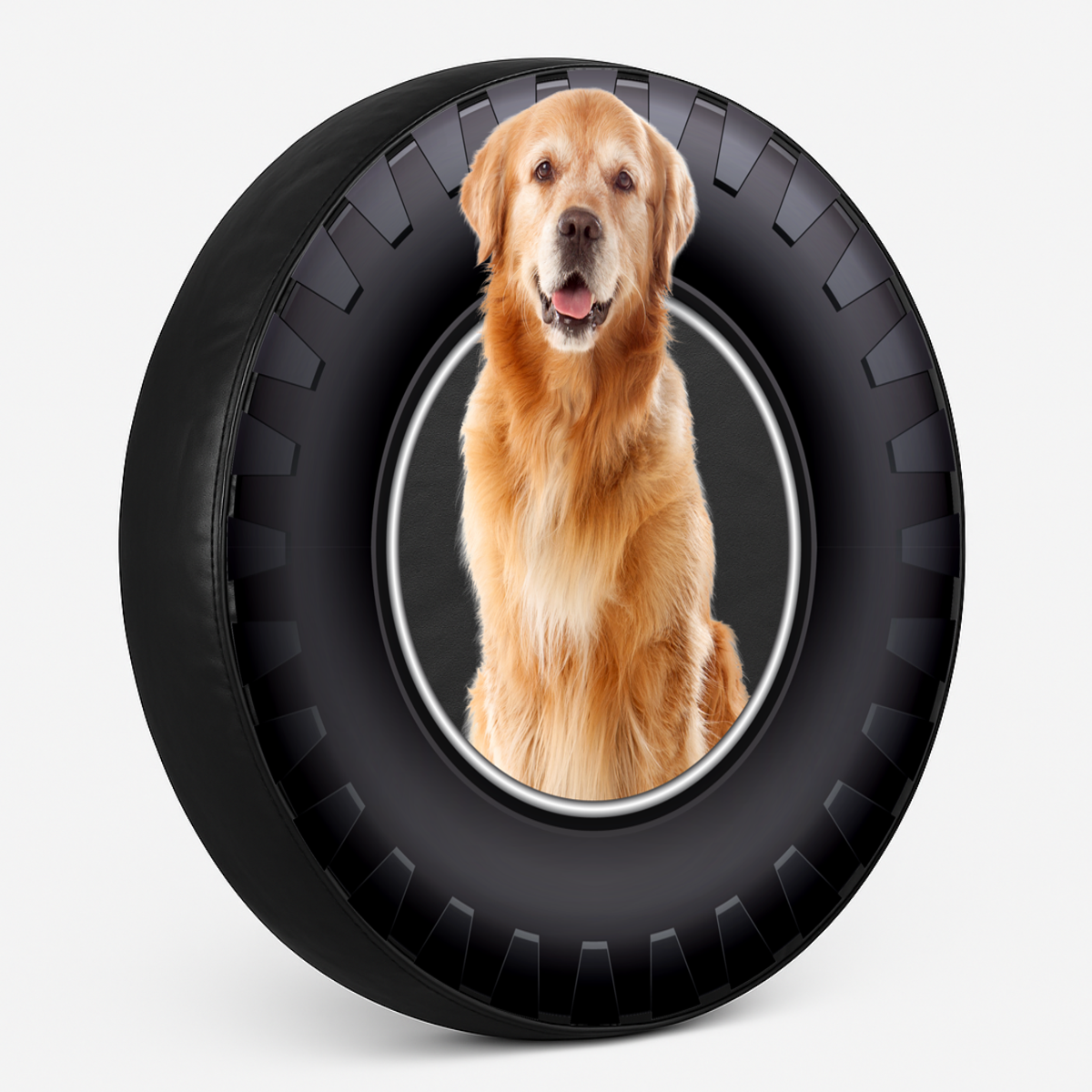 Reservewielhoes "Golden Retriever" zijaanzicht