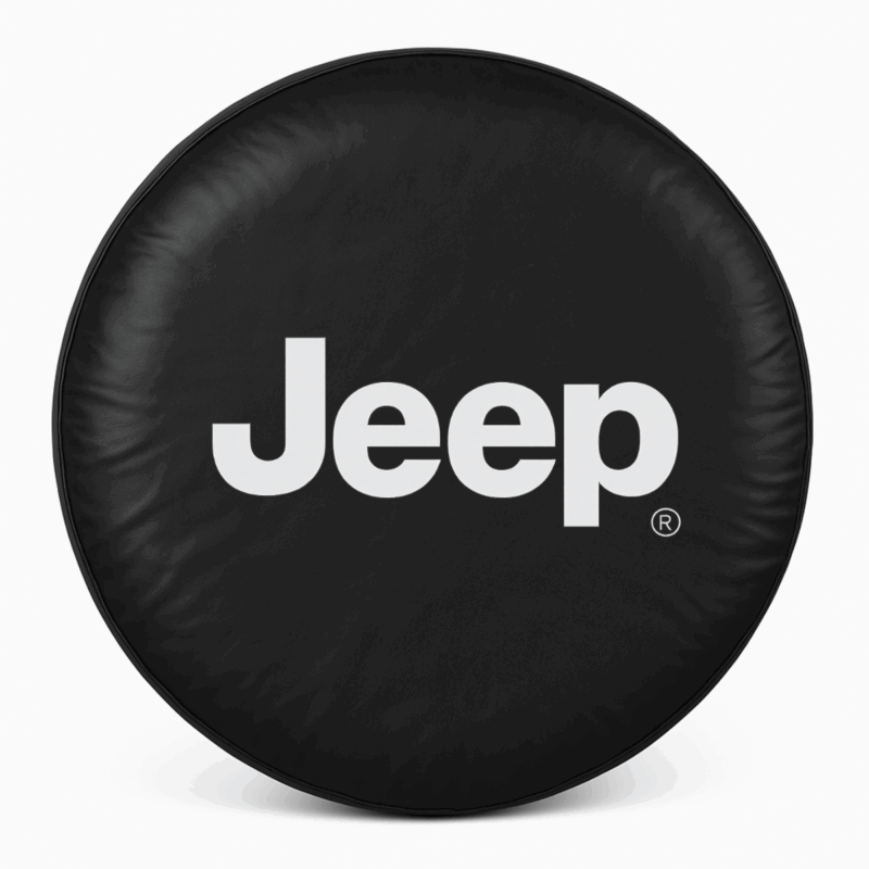 jeep spare tire cover front view