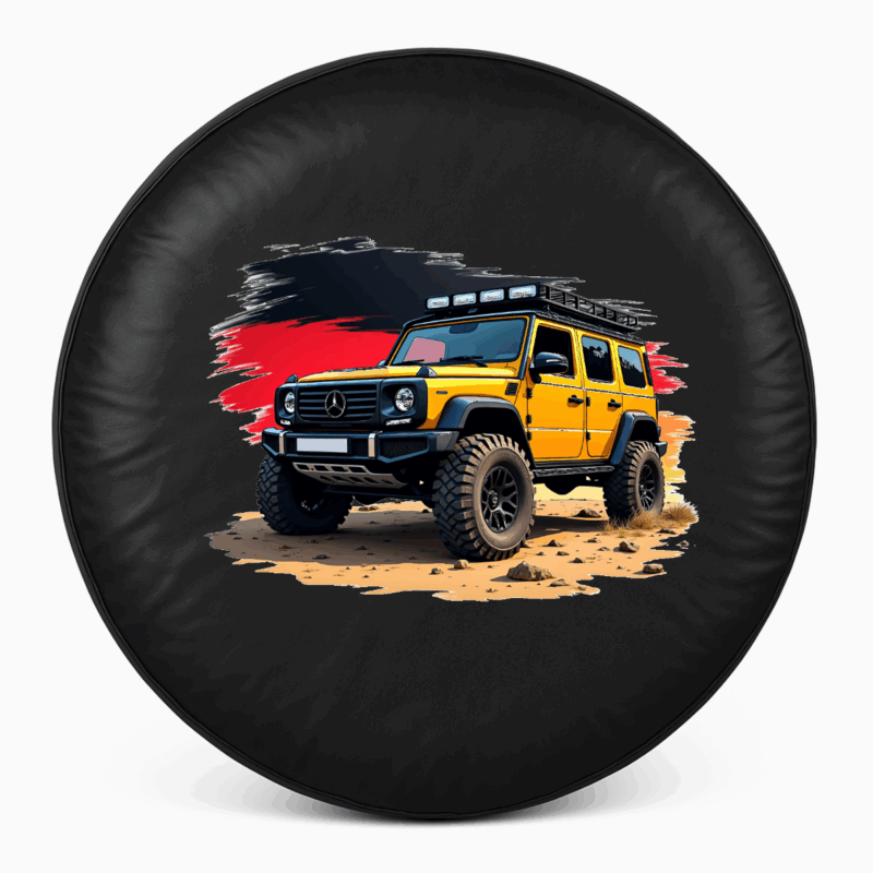 G-Wagon spare tire cover front - Heritage Edition