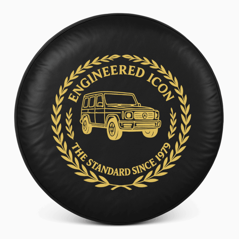 G wagon spare tire cover front view - Engineered icon