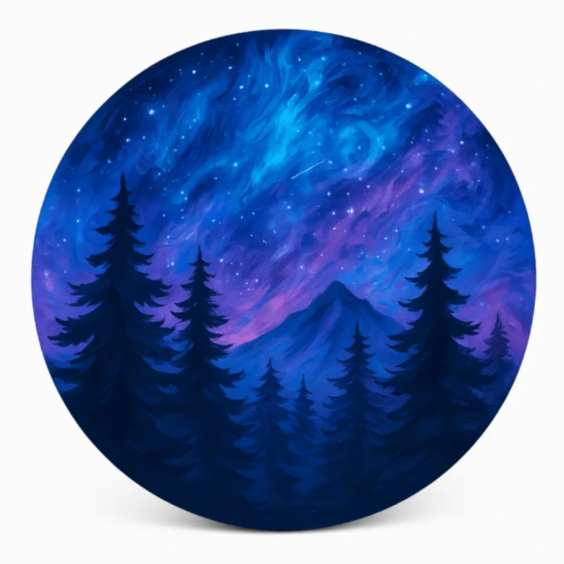 Midnight Silence Spare Tire Cover - front view