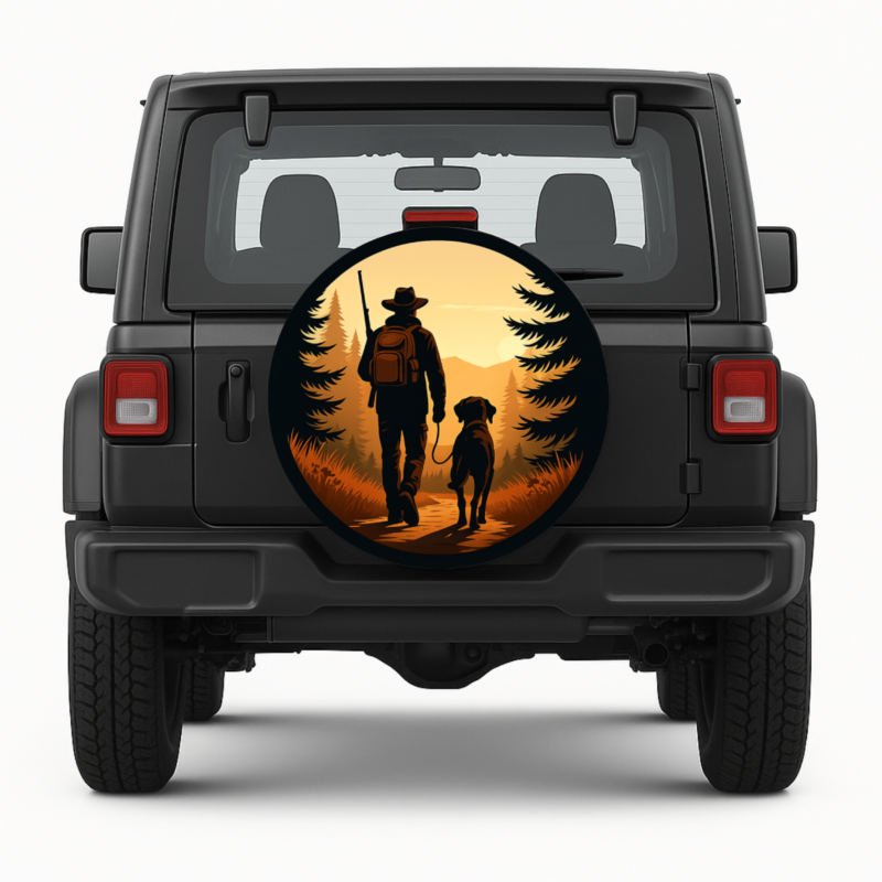 Hunting Spare Tire Cover - Hunter's Path