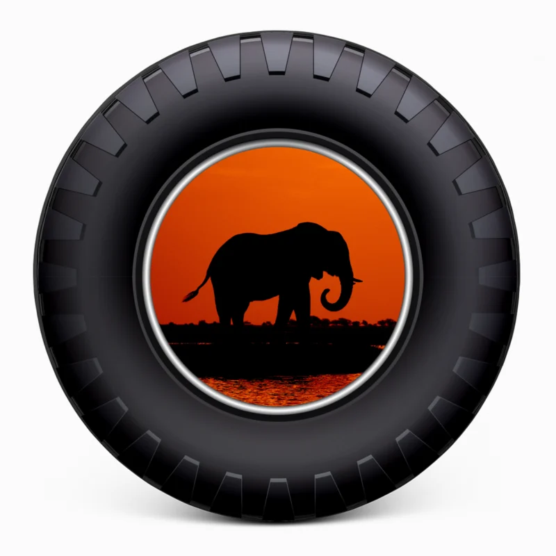 "Elephant" Spare Tire Cover