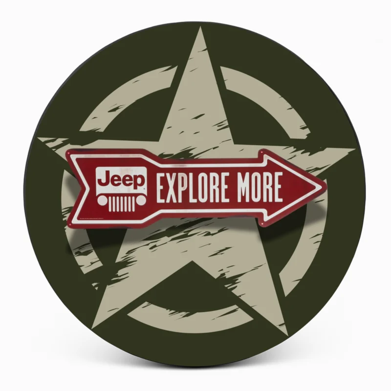 Spare Tire Cover "Explore More"