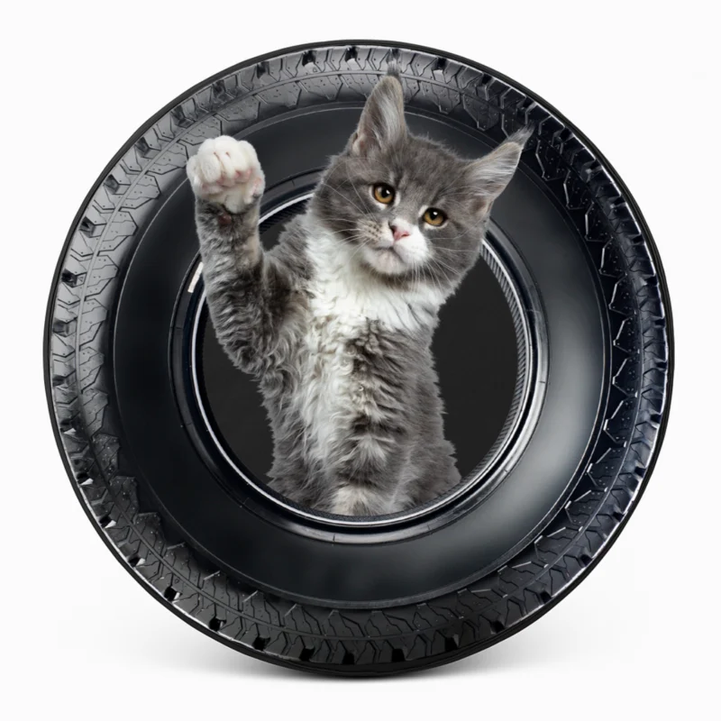 "Kitty" Spare Tire Cover