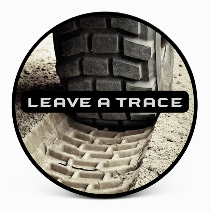 "Leave a Trace" Spare Tire Cover