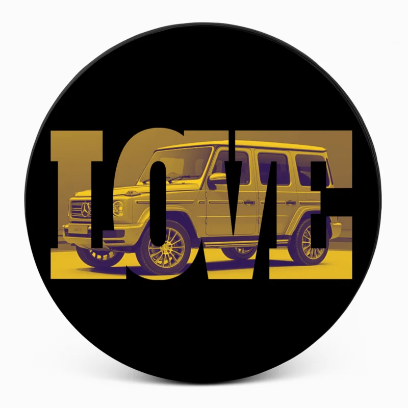 g wagon mercedes spare tire cover "Love"