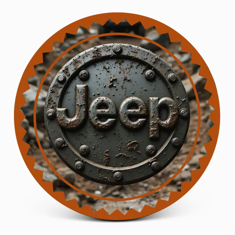 Metal sign Spare Tire Cover