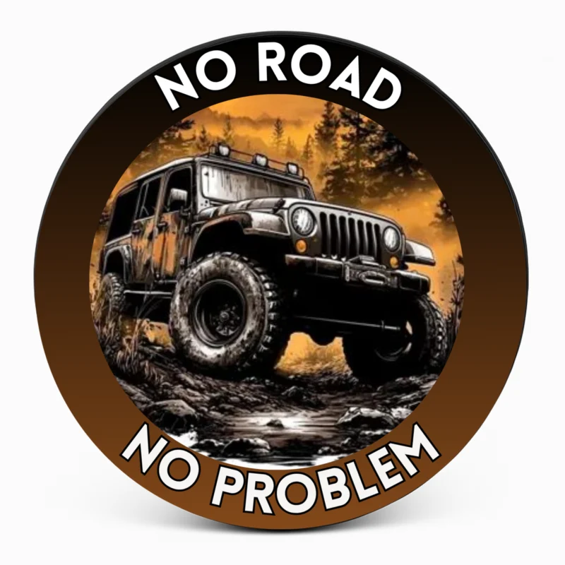 "No Problem" Spare Tire Cover