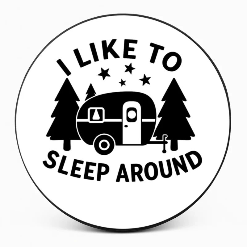 WheelShell - spare tire cover i like to sleep around front