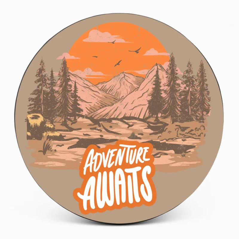 "Adventure Awaits" Spare Tire Cover
