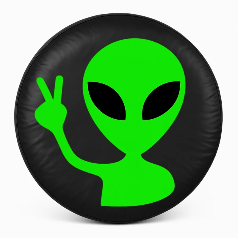 "Alien" Spare Tire Cover