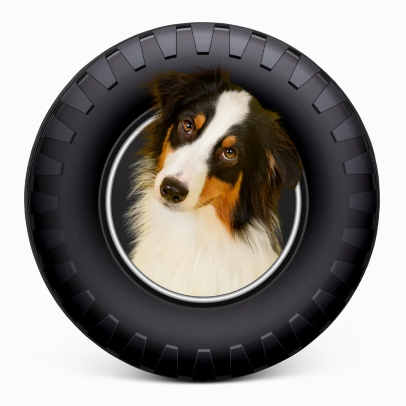 "Australian Shepherd" Spare Tire Cover