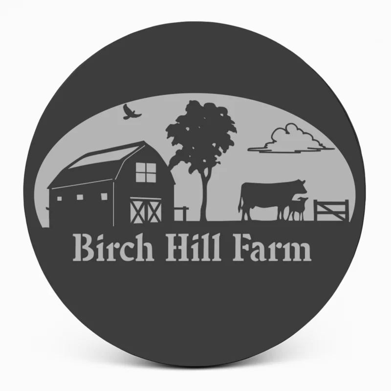 "Birch Hill Farm" Spare Tire Cover