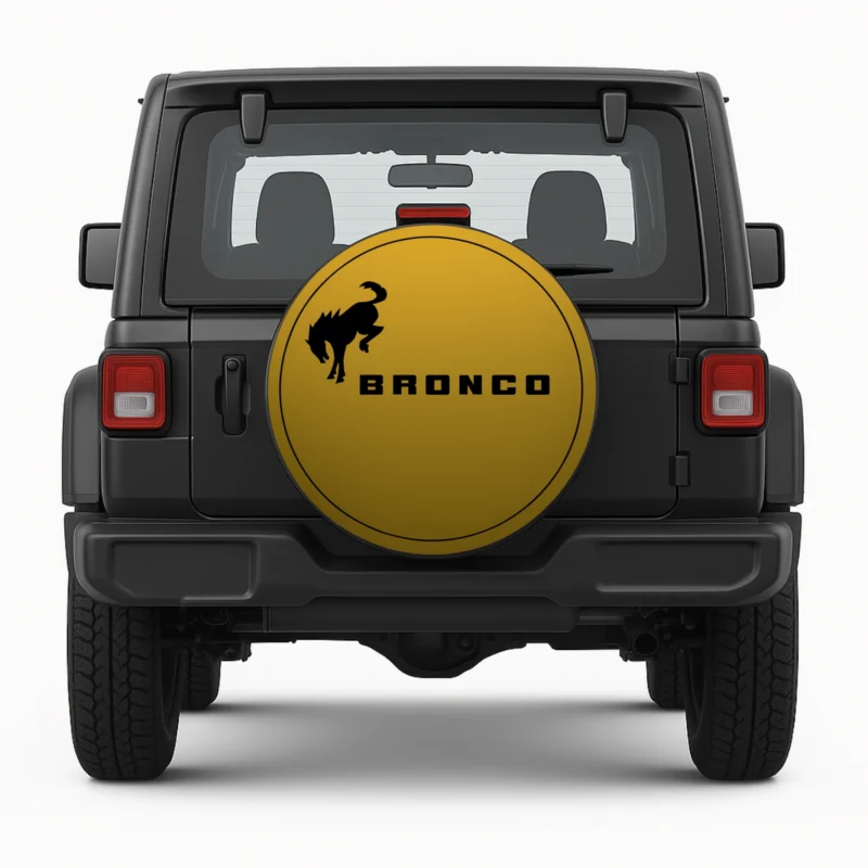 ford bronco spare tire cover