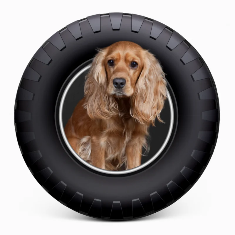 "Cocker Spaniel" Spare Tire Cover