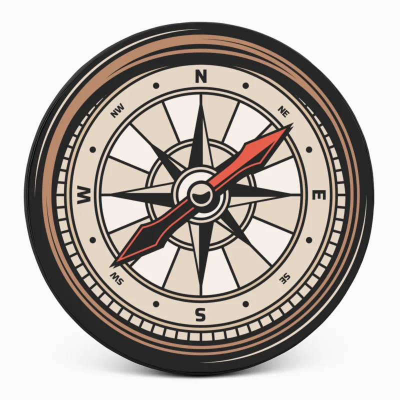 "Compass design" Spare Tire Cover