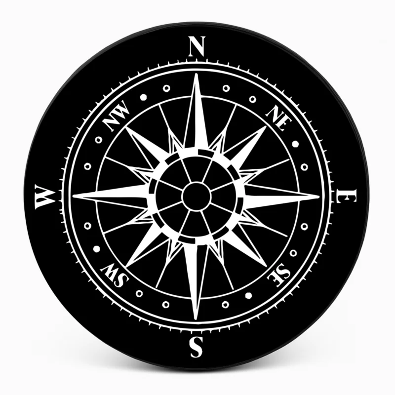 "Compass" Spare Tire Cover