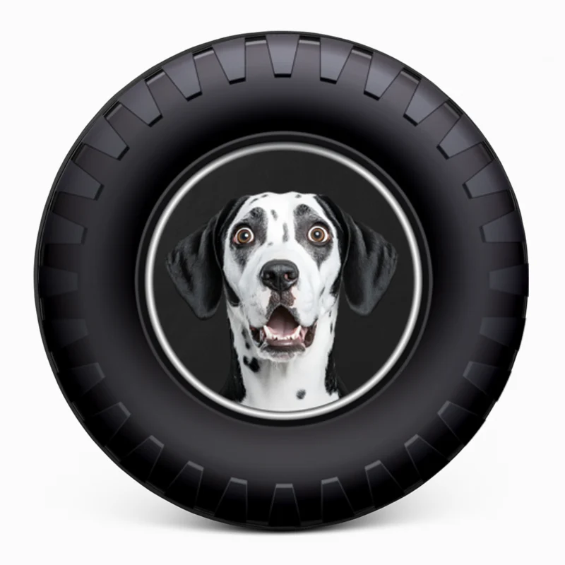 "Dalmatian Dog" Spare Tire Cover