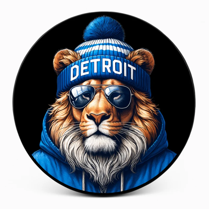 "Detroit Lions NFL Logo" Spare Tire Cover