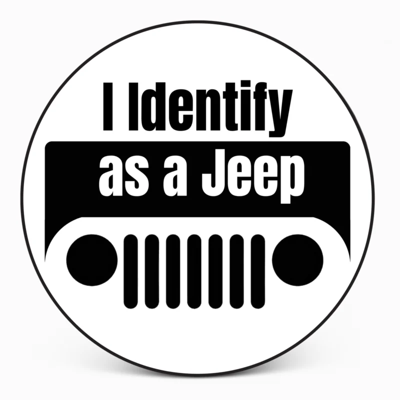 "Jeep Spirit Unleashed" Spare Tire Cover