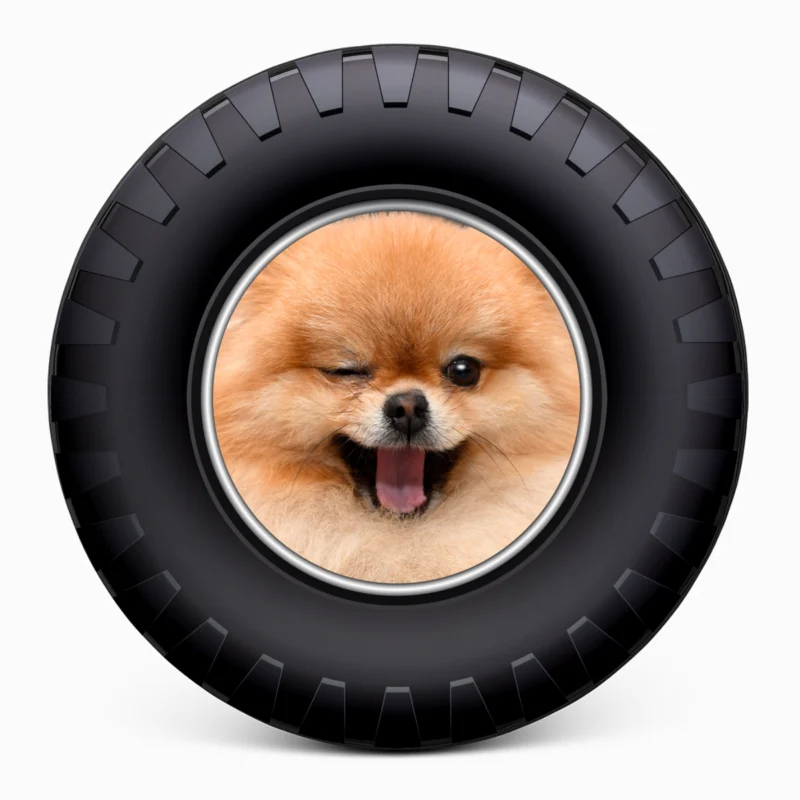"Pomeranian" Spare Tire Cover