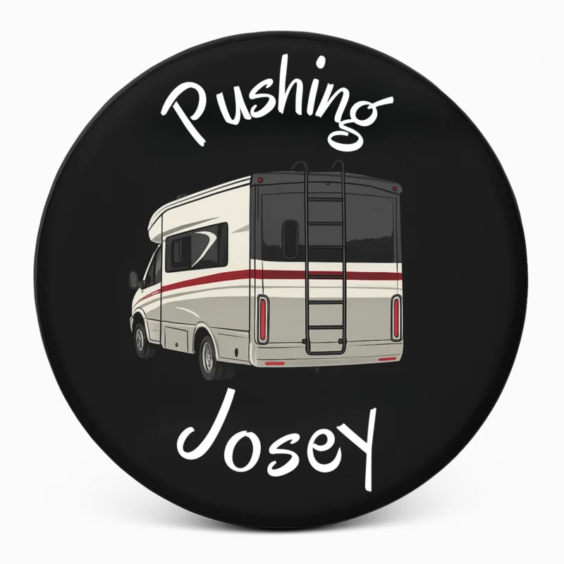 "Pushing Josey" Spare Tire Cover