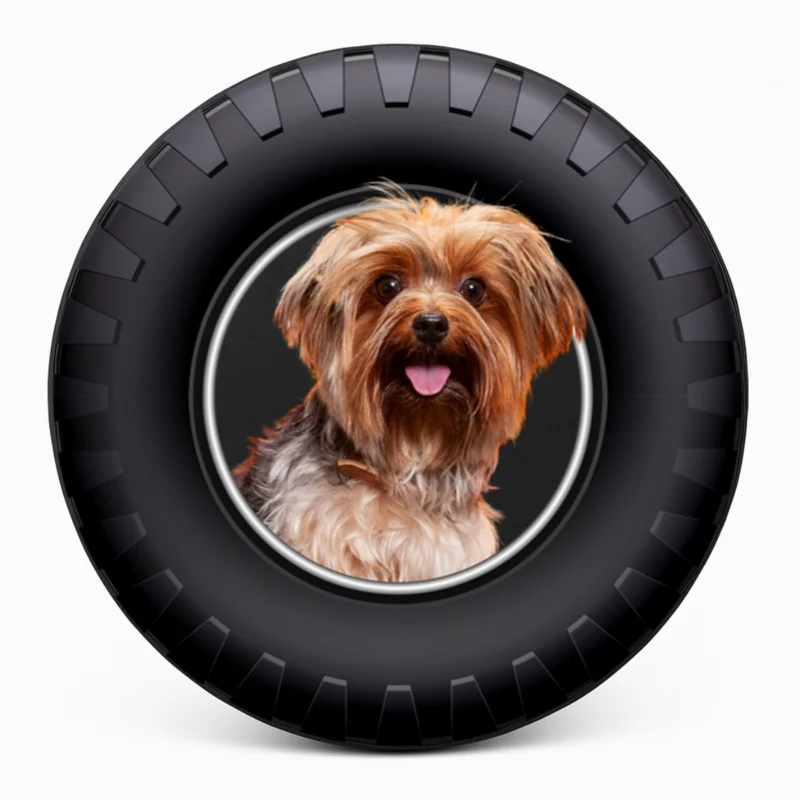 "Yorkshire Terrier" Spare Tire Cover