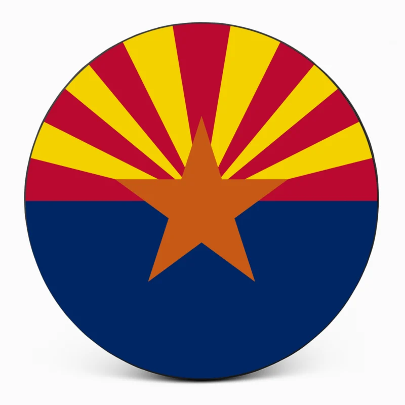 "Arizona flag" Spare Tire Cover