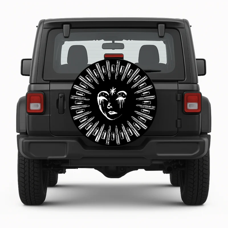The Silent Cry Spare Tire Cover