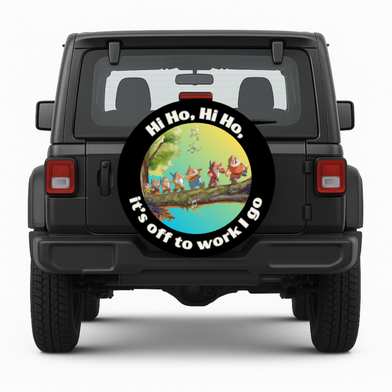 Snow White Seven Dwarfs – Hi Ho Spare Tire Cover