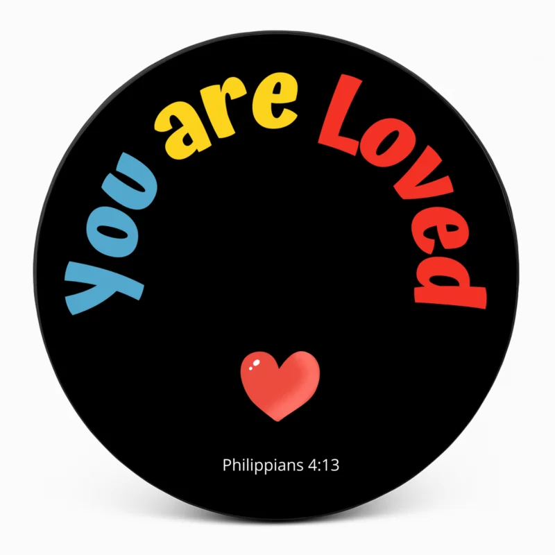 "You Are Loved" Spare Tire Cover