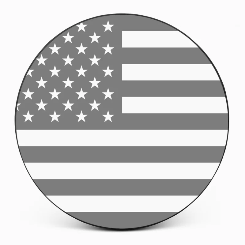 "US flag" Spare Tire Cover