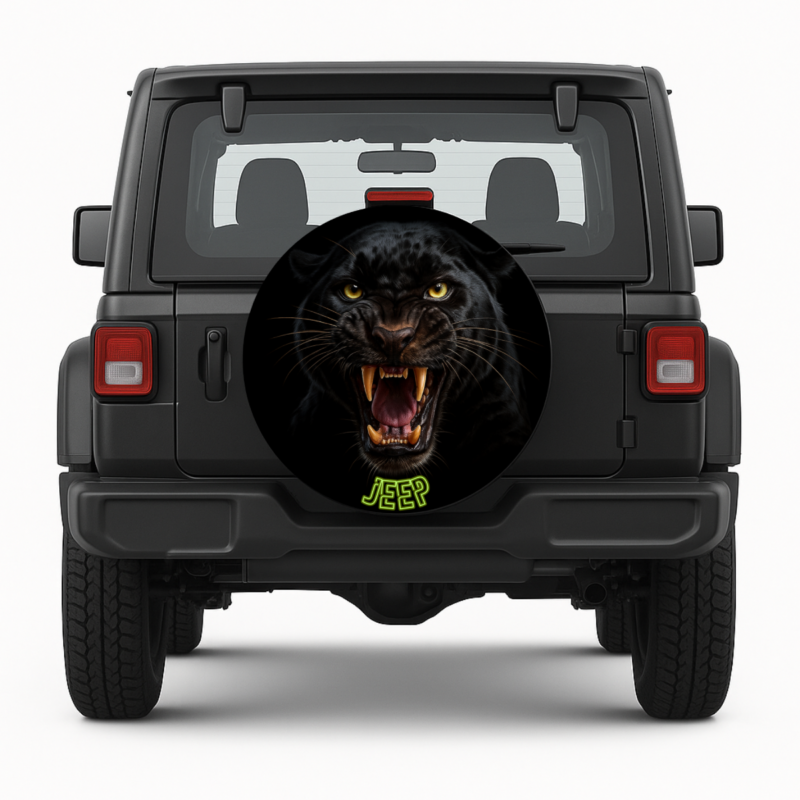 Black Panther Spare Tire Cover