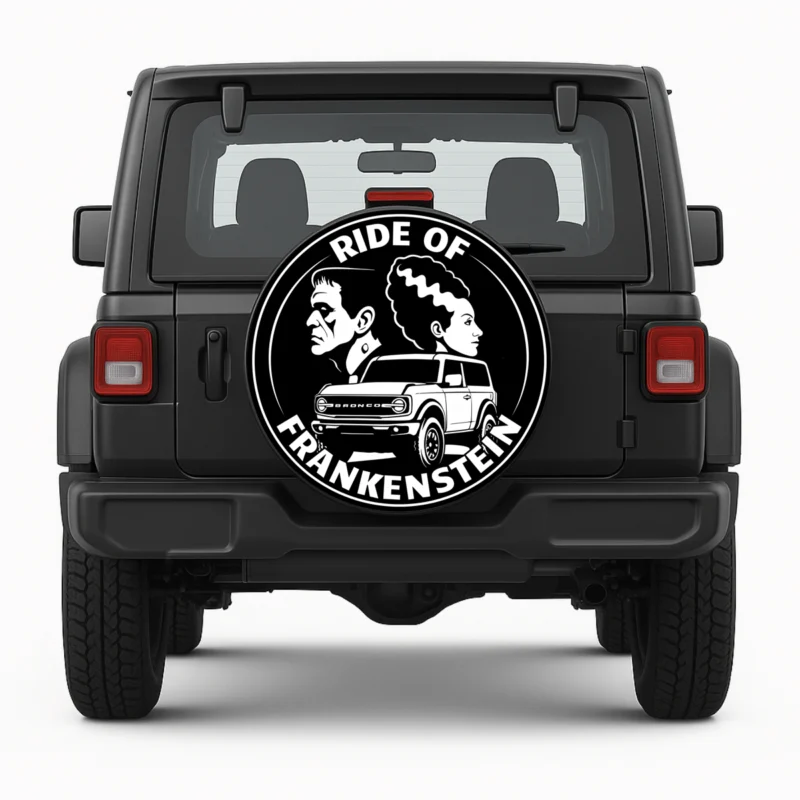 Frankenstein Bronco Spare Tire Cover