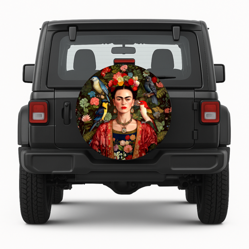 Frida Kahlo Spare Tire Cover