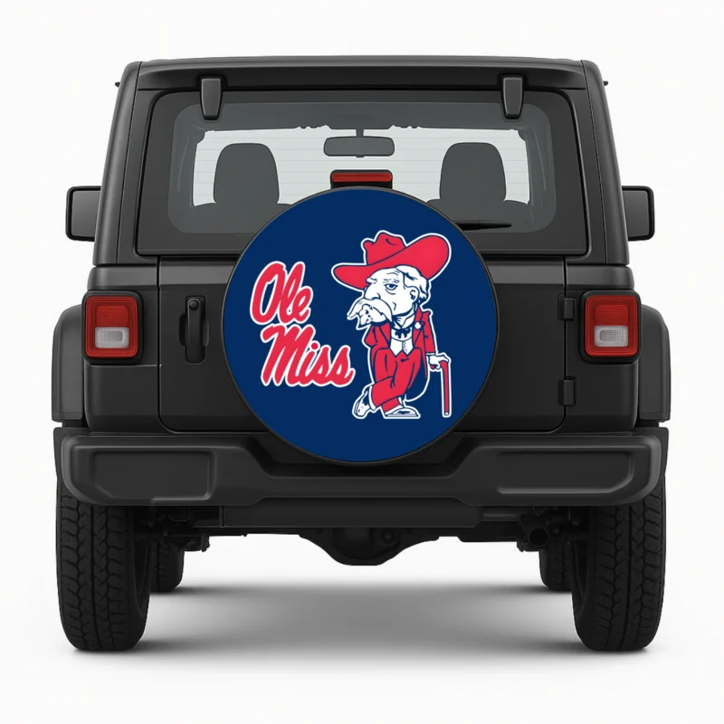 Ole Miss Spare Tire Cover