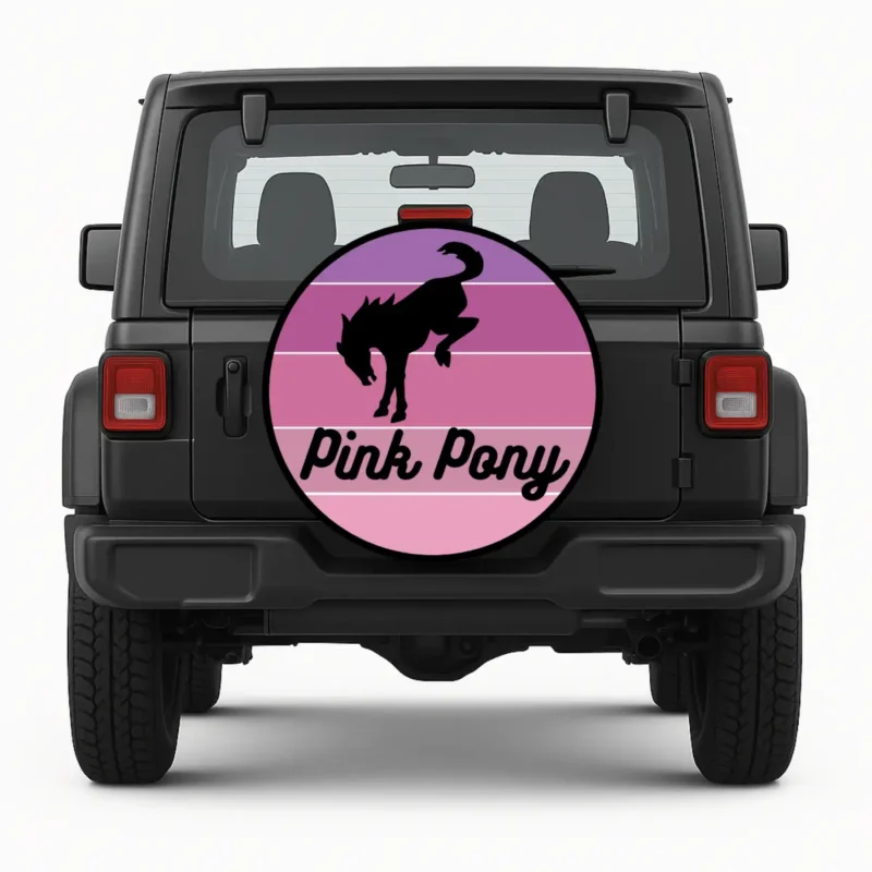 Housse de Roue de Secours Pink Pony