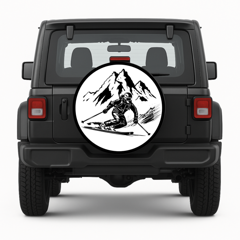 Mountain Edge Skier Spare Tire Cover